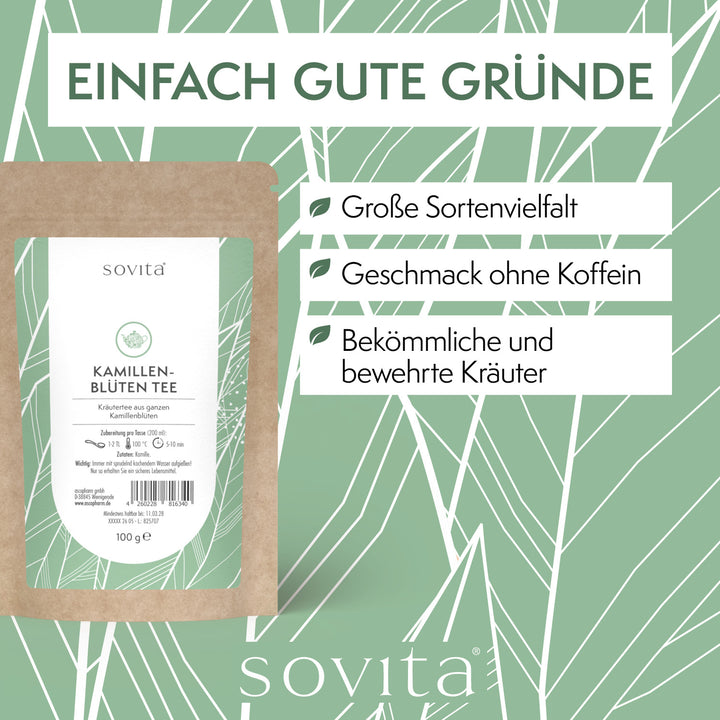 sovita Kamillenblüten Tee