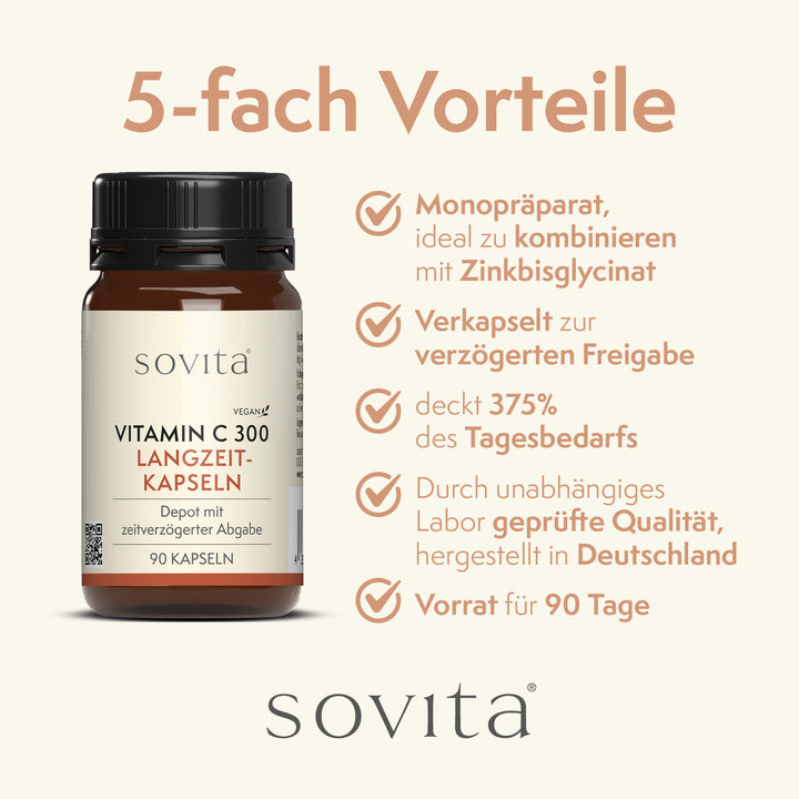sovita Vitamin C 300 Langzeit-Kapseln