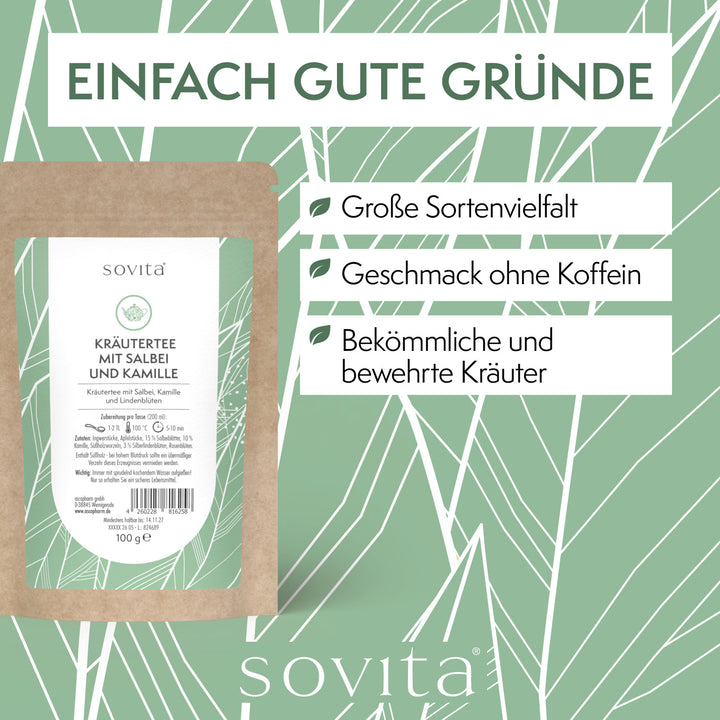sovita Kräutertee mit Salbei und Kamille