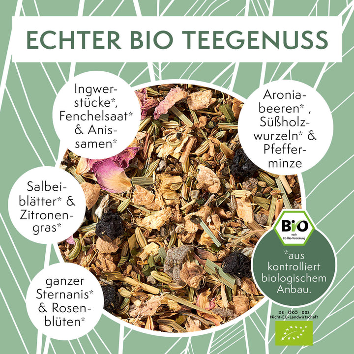 sovita Bio Kräutertee mit Ingwer und Aronia