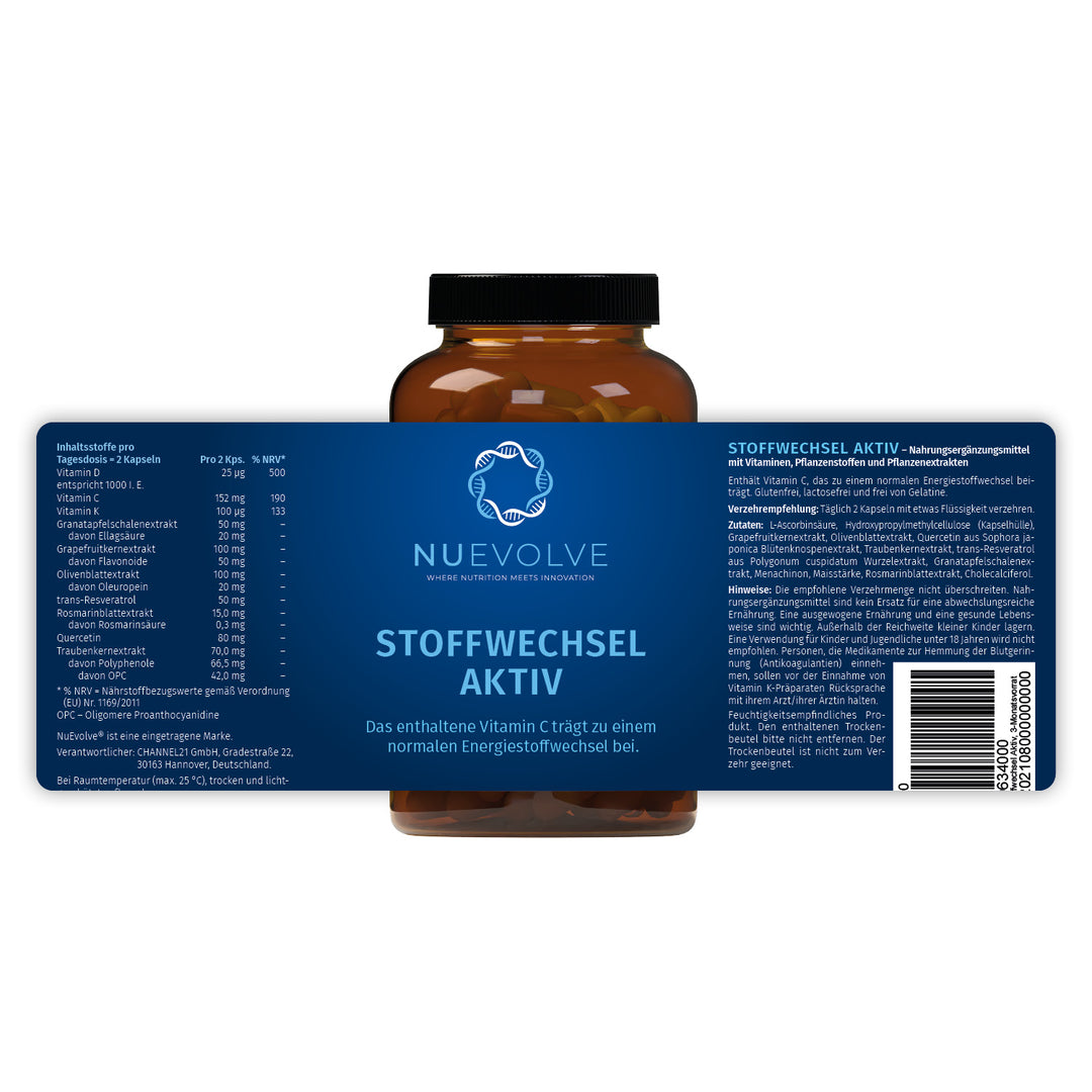 NuEvolve Stoffwechsel Aktiv