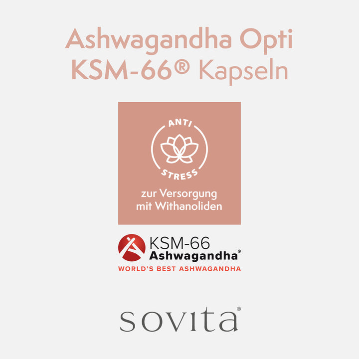 sovita Ashwagandha Opti KSM-66 Kapseln