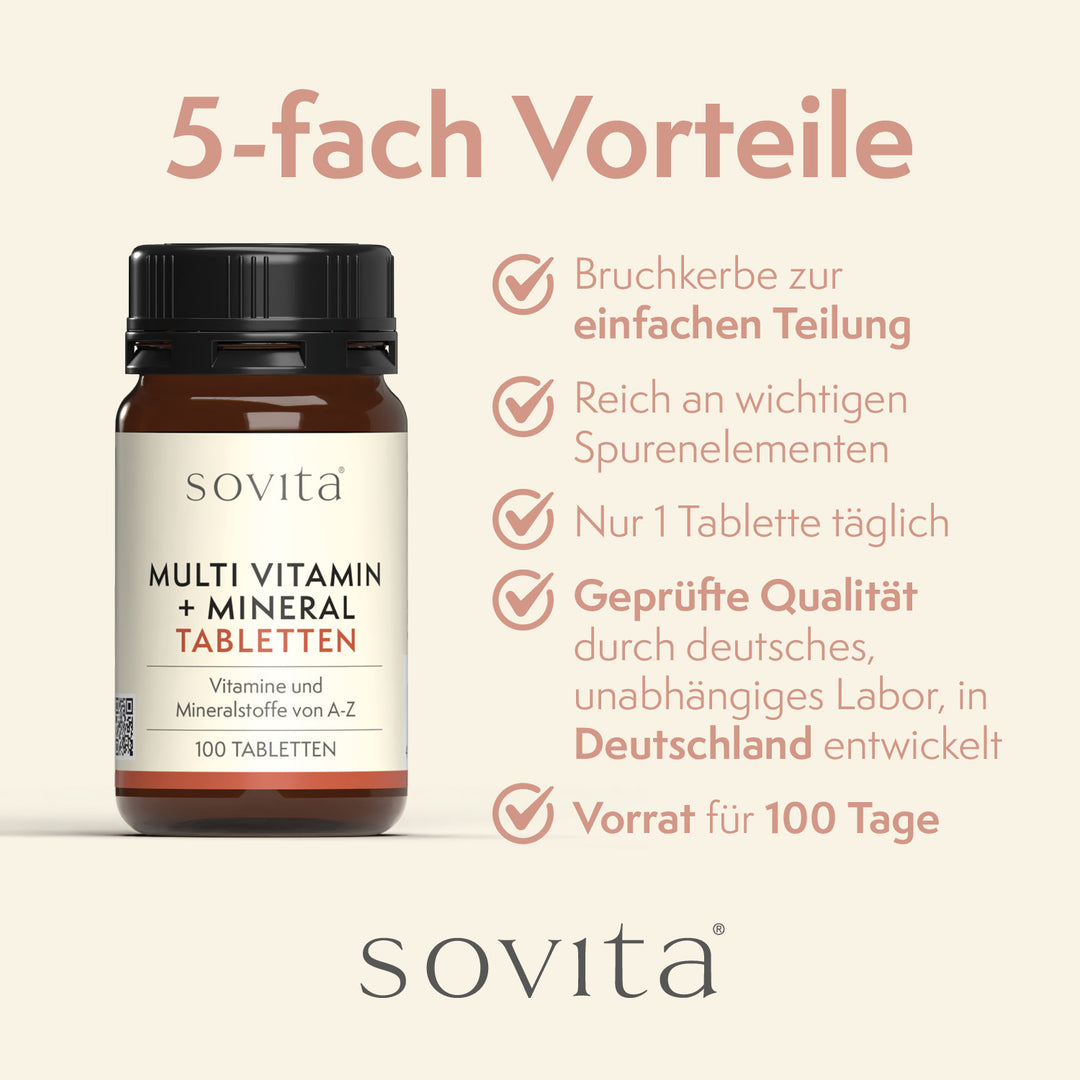 sovita Multi Vitamin + Mineral Tabletten