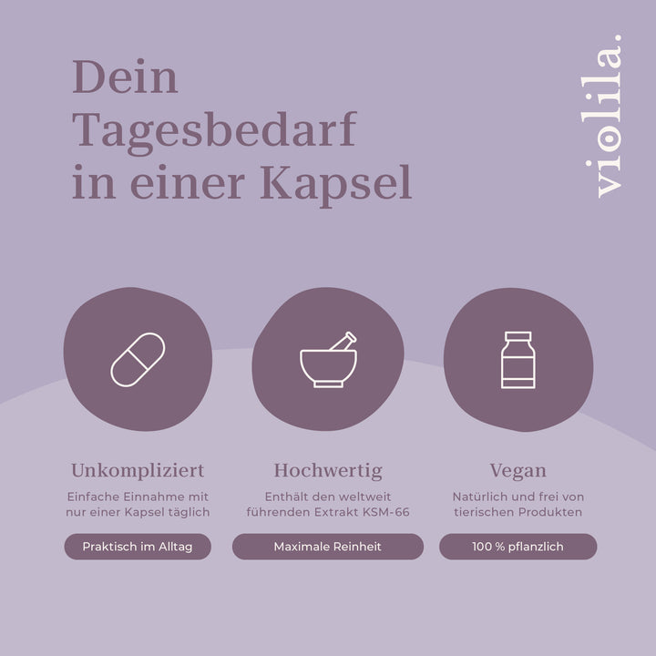 violila Ashwagandha KSM-66 Kapseln