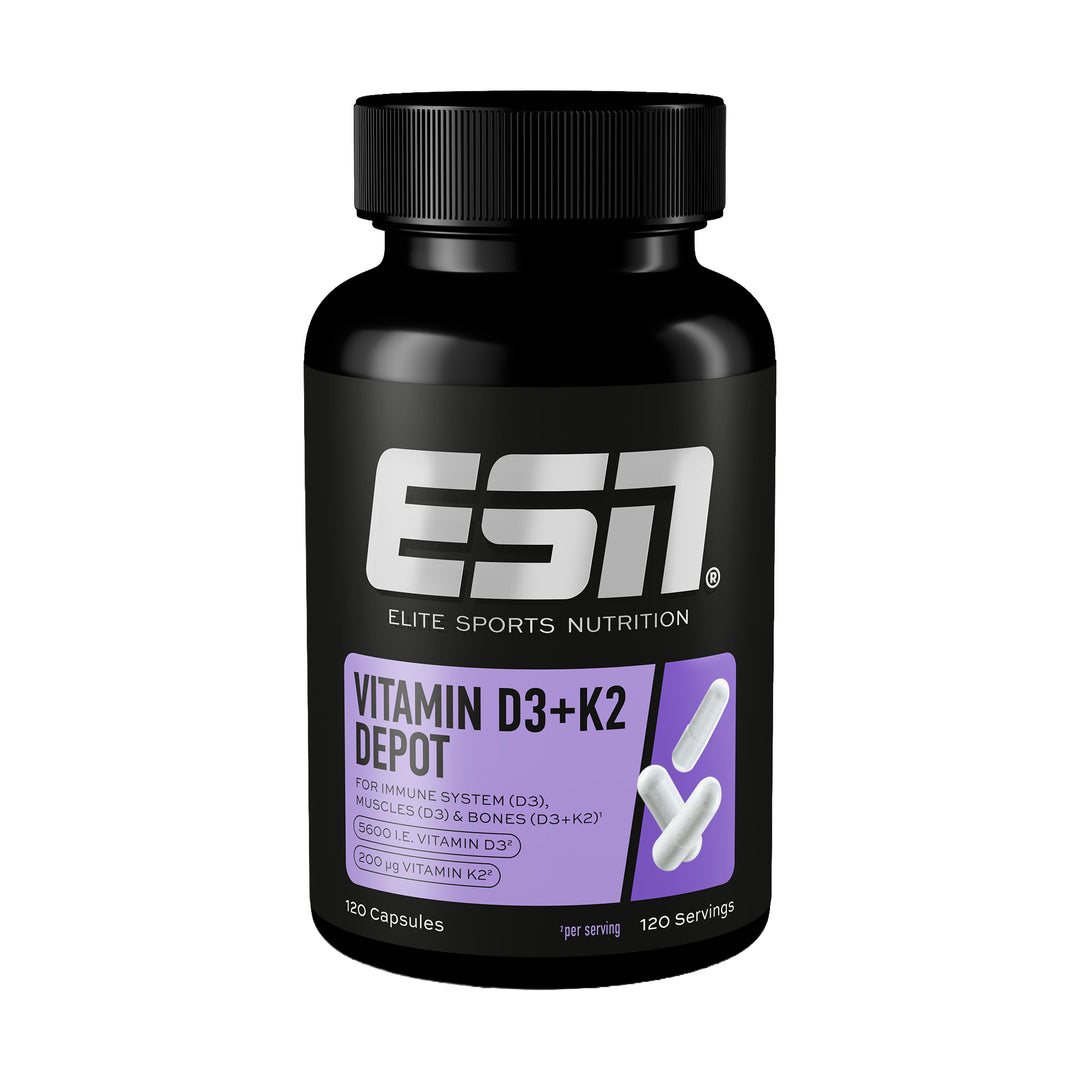 ESN Vitamin D3+K2 Depot | 120 Kapseln
