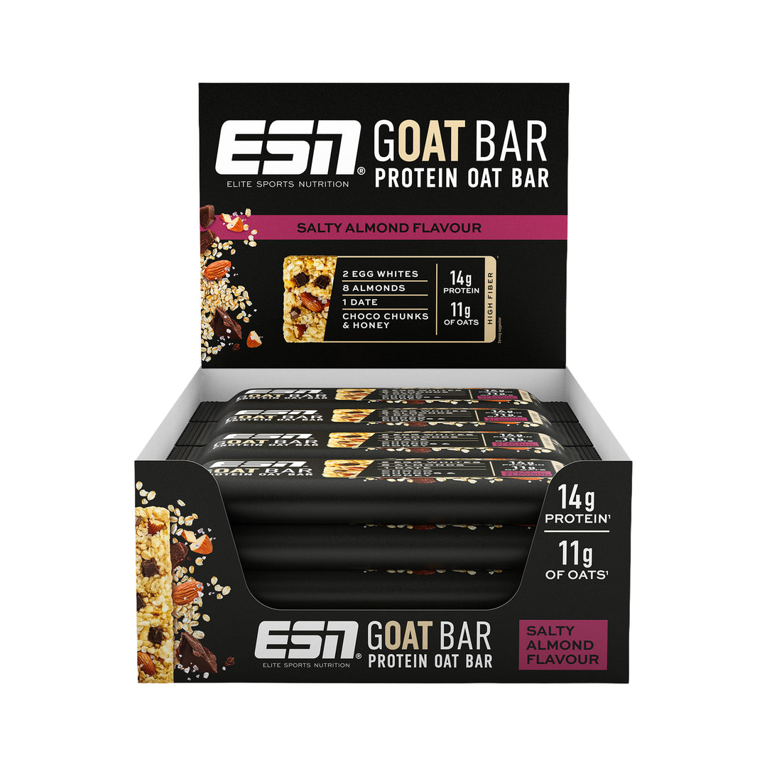 ESN GOAT Bar Salty Almond | 12 x 55g