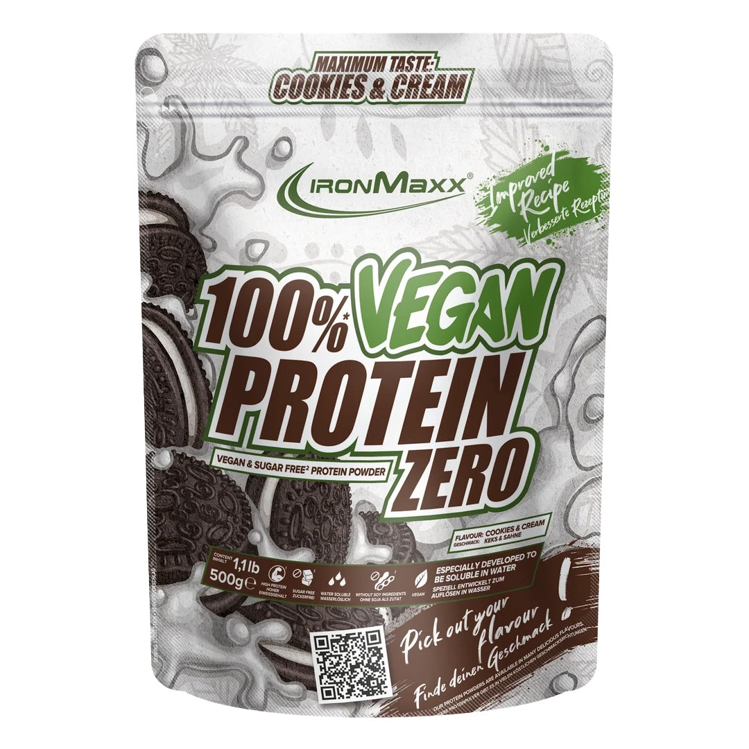 IronMaxx - 100 % Vegan Protein Zero (500 g Beutel)