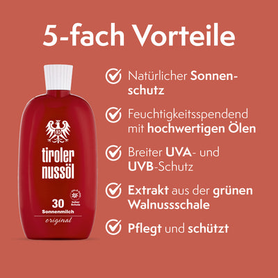 Tiroler Nussöl Original Sonnenmilch LSF 30