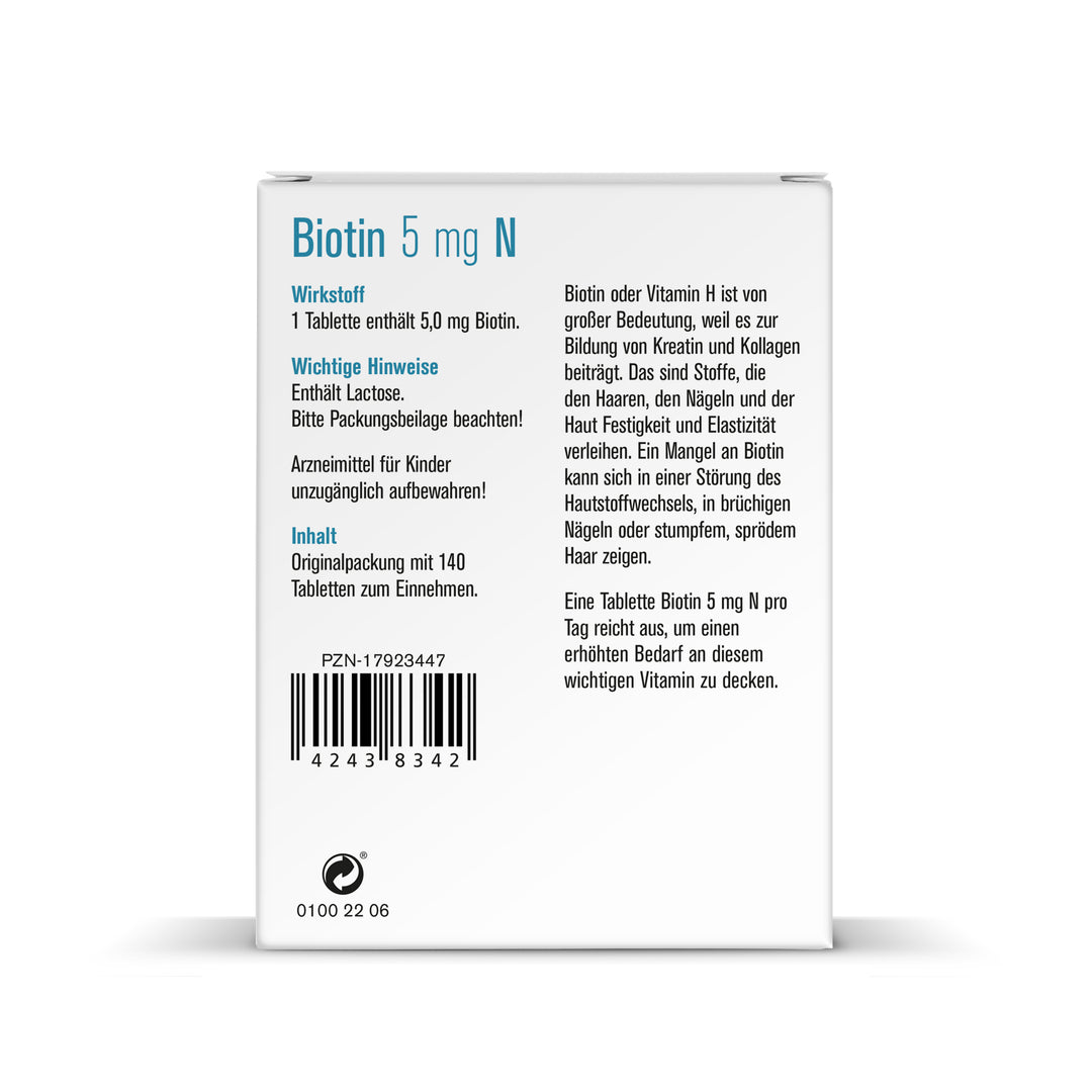 sovita Biotin 5 mg N Tabletten