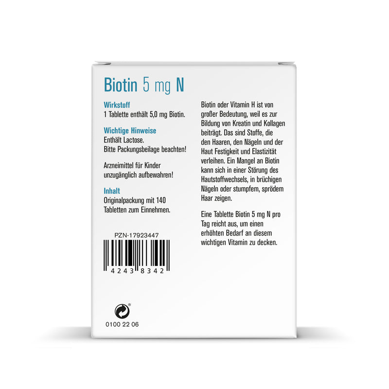 sovita Biotin 5 mg N Tabletten