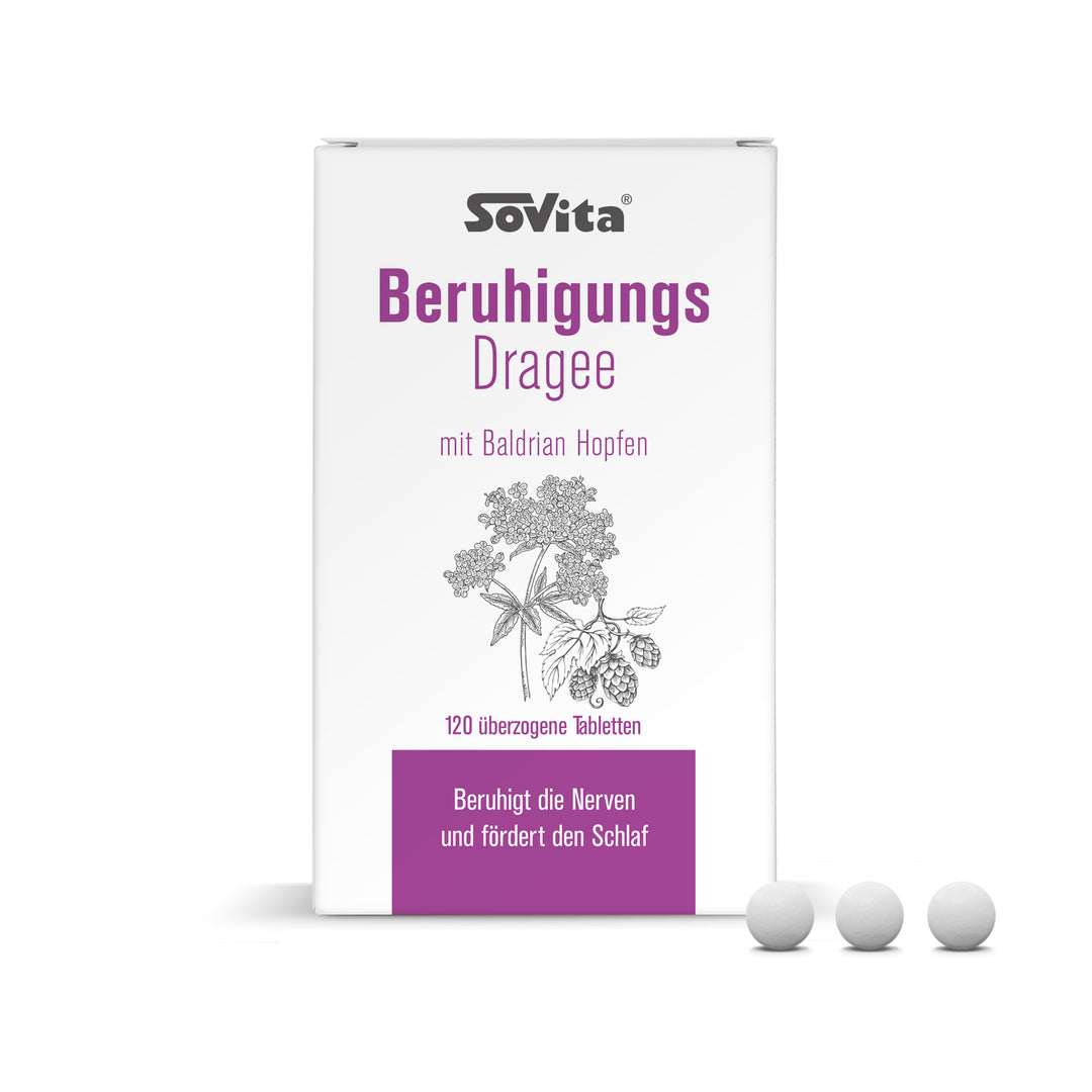 sovita Beruhigungs Dragee mit Baldrian Hopfen