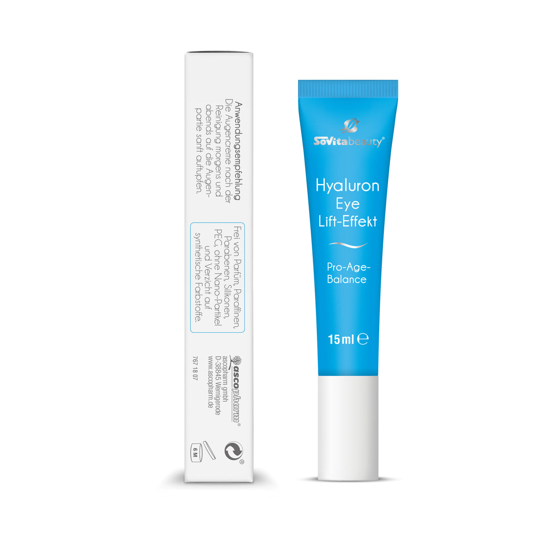 sovita Hyaluron Eye Lift-Effekt