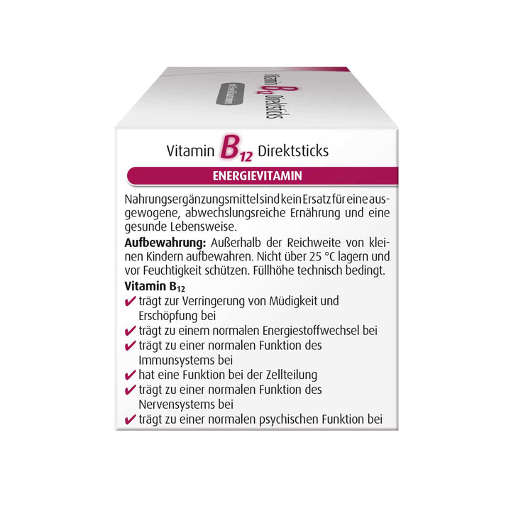 Hübner Vitamin B12 Direktsticks - Pulver