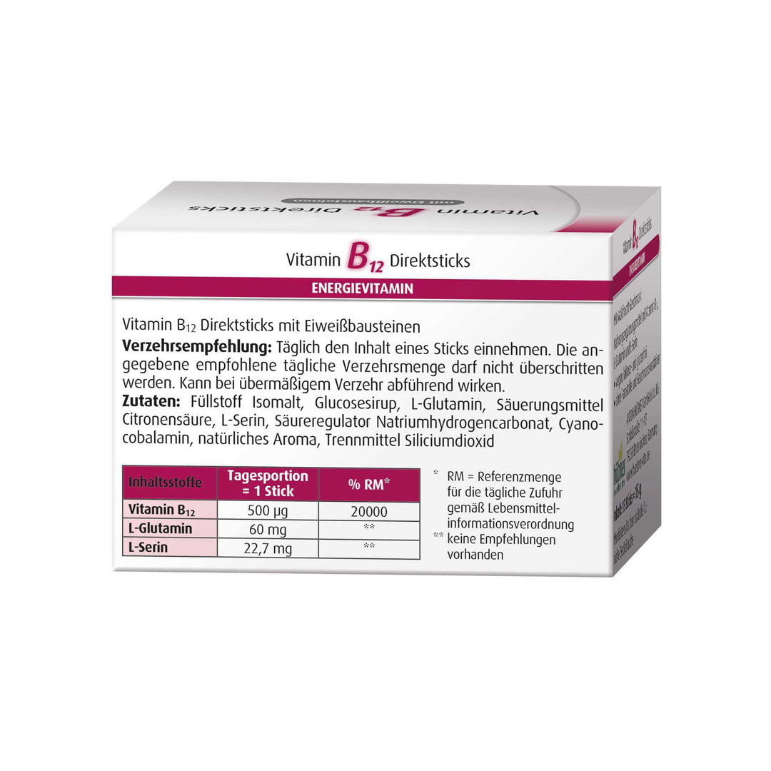 Hübner Vitamin B12 Direktsticks - Pulver